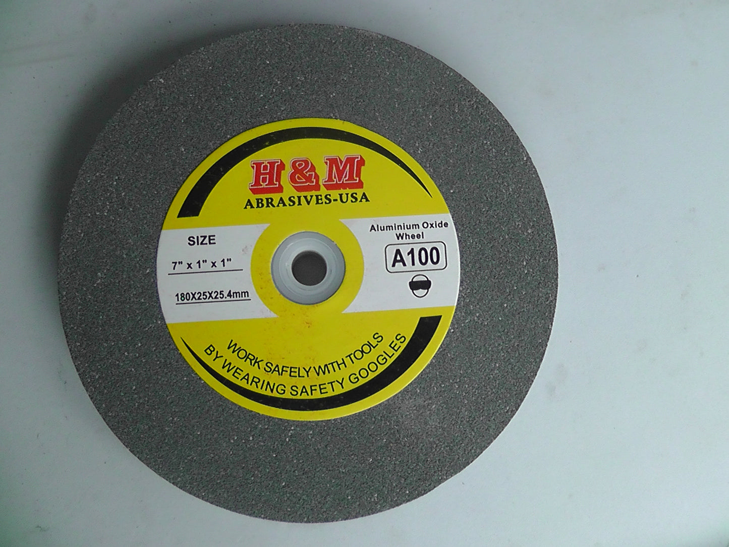 7 inch BENCH GRINDING WHEEL VITRIFIED 7" x 1" x 1" A/O IN 46 60 100 Grit Bench Grinder