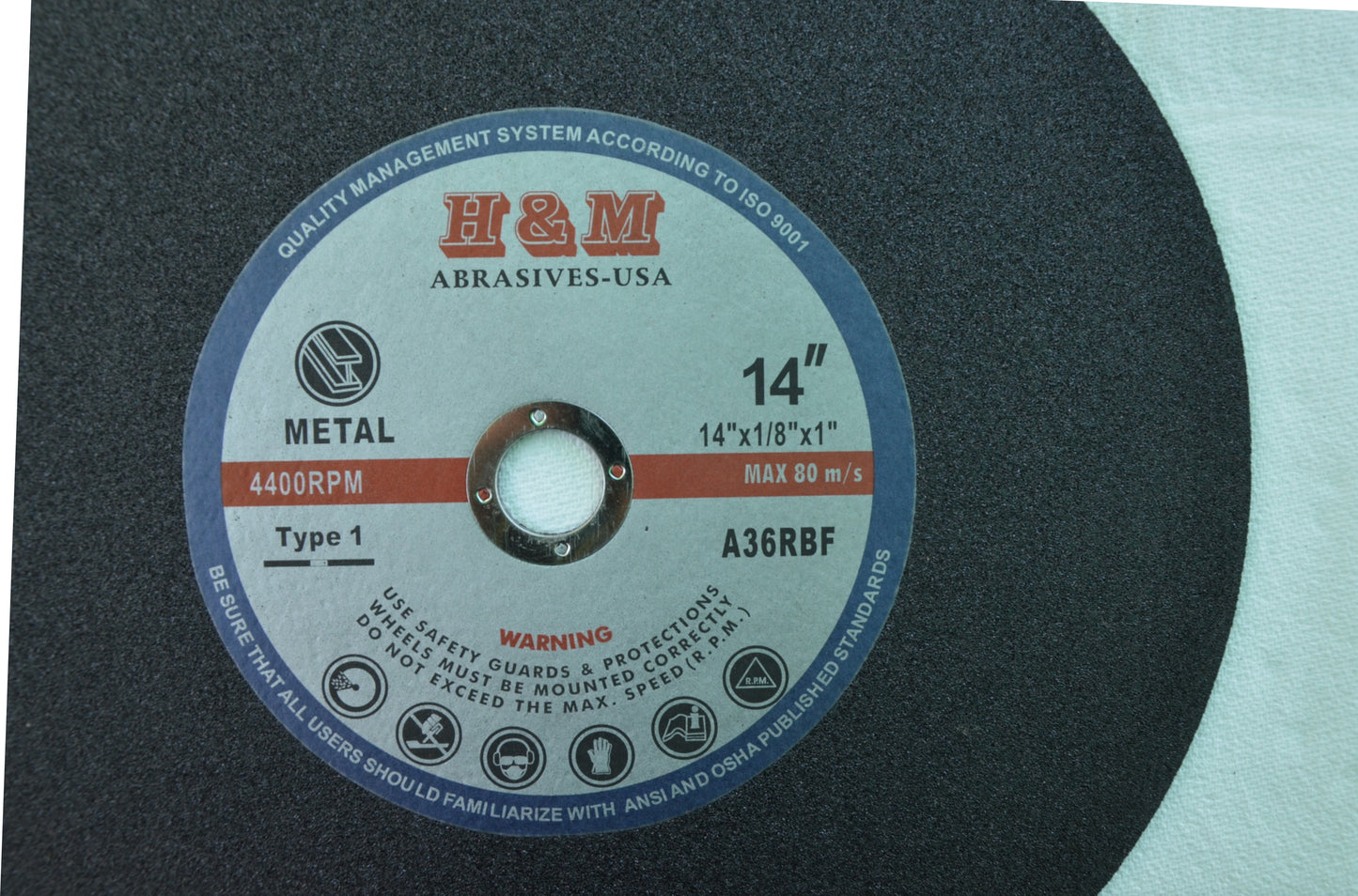 14" x 1/8" x 1" Metal CUT-OFF WHEELS chop saw blades